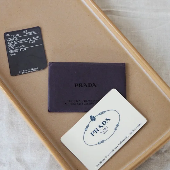 Prada Peach Suede Shoulder Bag - Picture 13 of 13